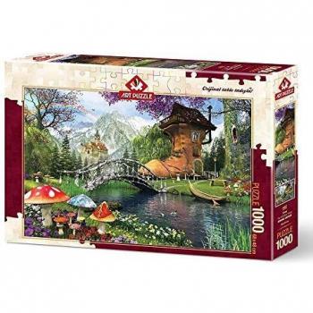 Puzzle Artístico Casa Vieja de Zapatos 1000 Piezas