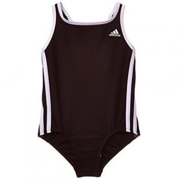 adidas I 3S 1Pc Y - Bañador para niña, color negro / blanco, talla 92