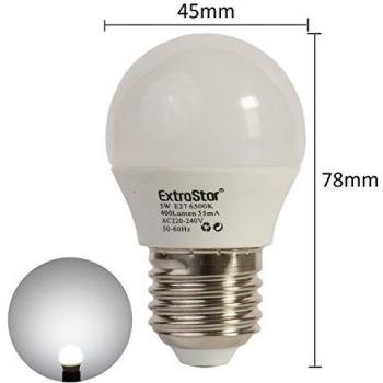 Extrastar - Juego de 6 bombillas LED E27