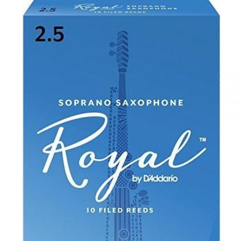 D'Addario Rico Royal Soprano Saxophone Reeds 2.5 (Box of 10)