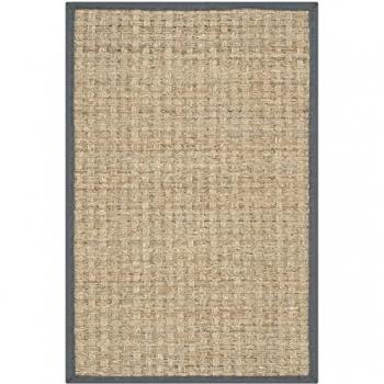 Safavieh Natural Fiber Power Loomed Area Rug 2' x 3' - Beige/Dark Gray