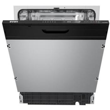Lavavajillas Integrable Svan SJI13600E, 14 Cubiertos, 2 Bandejas, 6 Programas, Display LED Táctil, Función Stop&Go, Eficiencia Energética Clase E