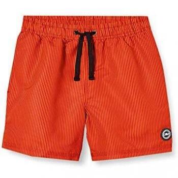 CMP Kids Striped Swim Shorts - Orange, Age 8