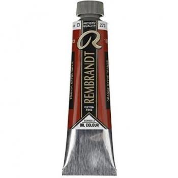 Talens Rembrandt - Excelentes colores de pintura al óleo - 40 ml - 273 Naranja óxido transparente