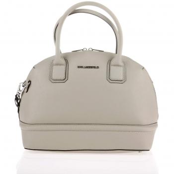 Karl Lagerfeld Bolso asa de mano Piedra