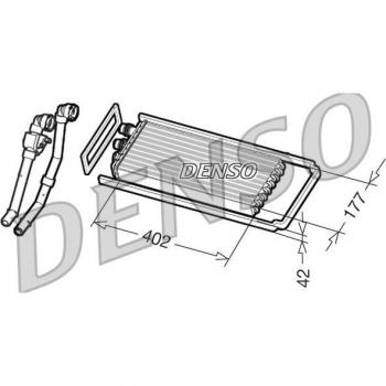 Calefactor DENSO DRR12101, intercambiador de calor para calefacción interior, radiador de calefacción