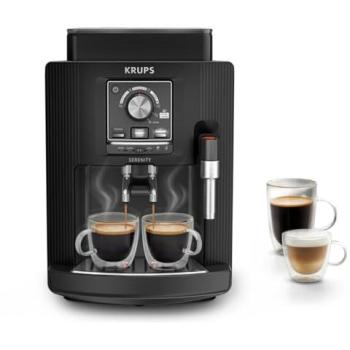 Cafetera Superautomática Krups EA4008E0 2L, 15 Bar, Molinillo Integrado y Vaporizador Manual