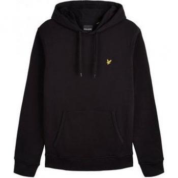 Lyle & Scott Men's Pullover Hoodie - Jet Black - Size L