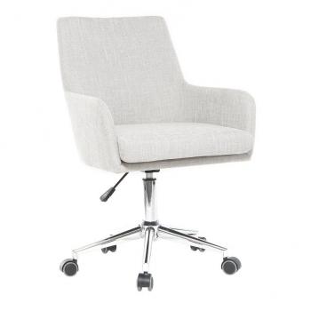 Sillón de escritorio diseño tejido gris SHANA