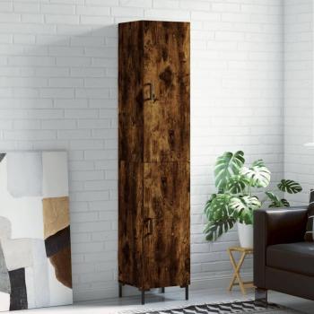 Aparador alto de madera contrachapada 34,5x34x180 cm con 1 puerta