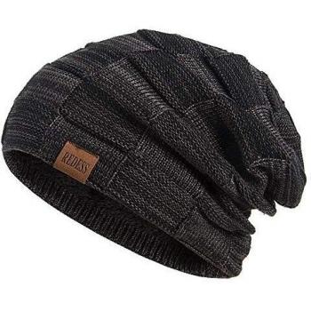 REDESS Beanie Hat para Hombres y Mujeres Winter Warm Sombreros Knit Slouchy Thick Skull Cap