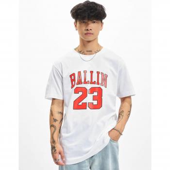 Mister Tee Ballin 23 White Round Neck T-Shirt