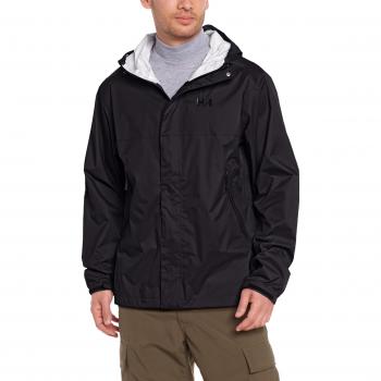 Helly Hansen Men's Loke Waterproof Breathable Hooded Jacket Black XXL