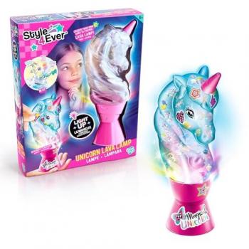 Lámpara de Lava DIY Unicornio Grande - Estilo 4 Ever - Canal Toys