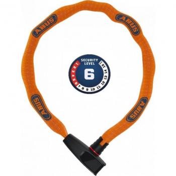 Abus Catena 6806K/85 Neon Orange Chain Lock - 85 cm, 6 mm Thickness