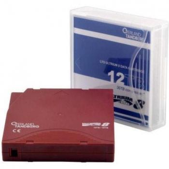 TANDBERG LTO-8 DATA CARTRIDGE 12/30TB UNLABELED WITH CASE 1PCS