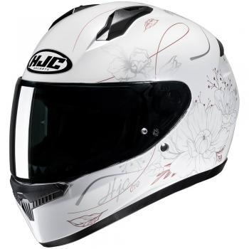 Casco HJC C10 Epik para señora - Blanco Rosa (S)