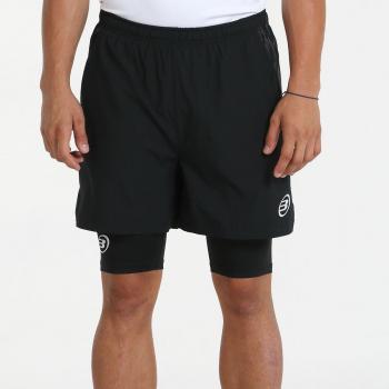 Shorts de pádel para hombre Bullpadel Misil en color negro