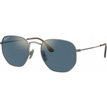 Ray-Ban RB8148 Hexagonal Polarized 9208T0 Men's Sunglasses Gunmetal Size 51