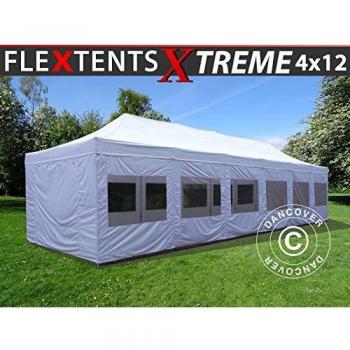 Carpa Plegable Rápida FleXtents Xtreme 50 4x12m Blanca