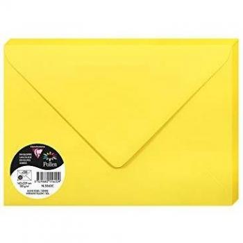 Sobre C5 Pollen Clairefontaine 120g Amarillo Sol 20 unidades