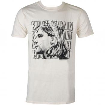 Kurt Cobain Men's T-Shirt - Contrast Profile - ROCK OFF XL