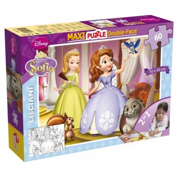 Puzzle Doble Cara Sofia La Princesa - Supermaxi 60 Piezas