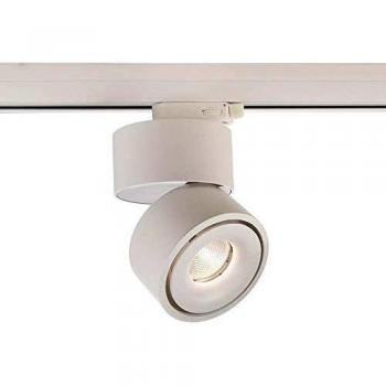 Foco de Carril Trifásico LED Orientable 17W 3000K Blanco RA90