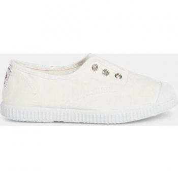 Zapatillas de lona con puntera de goma y cierre elástico