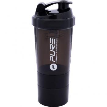Pure2Improve Black 500 ml Shaker Bottle