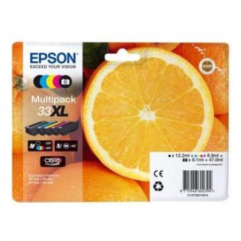 Epson 33XL High Capacity Oranges Ink Cartridge Multipack C13T33574010