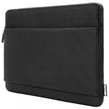 Funda Incase Go para MacBook Pro/Air de hasta 14 - Negra, elegante y funcional, con bolsillo frontal, interior protector y material duradero
