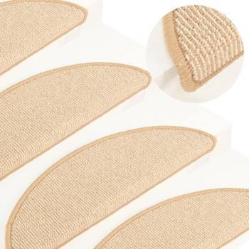Escalera 15 piezas crema 56x17x3 cm