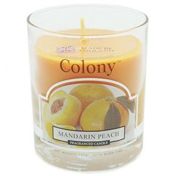 Wax Lyrical Homescents vela de cristal, mandarín melocotón