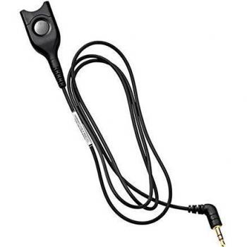 Sennheiser CCEL 191-2 - Cable GSM, de fácil desconecto a clavija, 3 polos, 100 cm