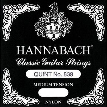 Hannabach  839-mt  Negra clasica  Juego completo-