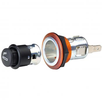 Encendedor de cigarillos HELLA 8EZ 008 021-041 - 12V - Montaje con conector plano - Rojo