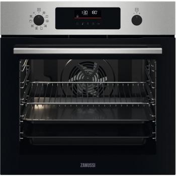 Horno multifunción con vapor Zanussi ZOPXD6XN Pirolítico Acero Inoxidable Clase A+ 72 litros Anti-huellas