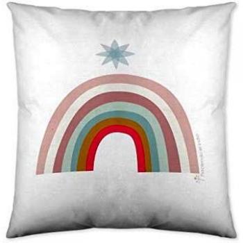 Haciendo el Indio S2800420 Funda de Cojín Pink Rainbow, 40 X 40 Cm
