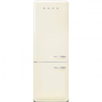 Smeg FAB38LCR5 Frigorífico Combi Retro Años 50 No Frost Bisagra Izquierda Clase E Color Crema Independiente 481 L Envío Gratis