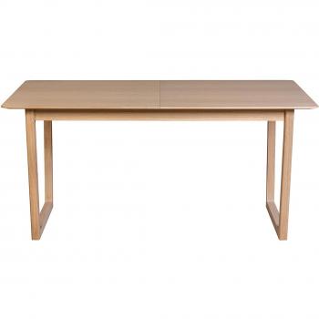 Mesa de comedor extensible chapado roble L160-240 cm LAHO