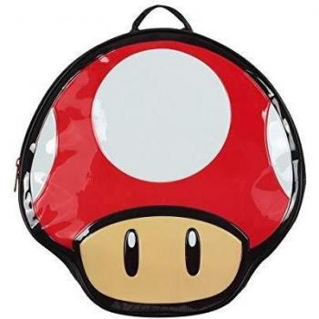 Bioworld Nintendo Super Mario Bros. Mochila con forma de seta, multicolor