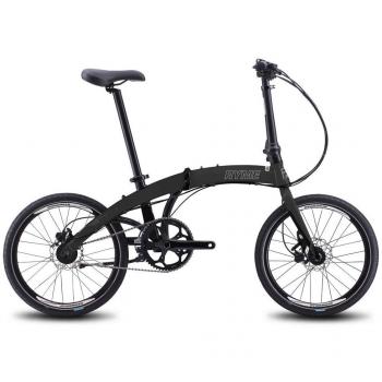Bicicleta Plegable 20'' BLACK EDITION - SHIMANO ALFINE 8 velocidades, Freno disco hidráulico, Aluminio