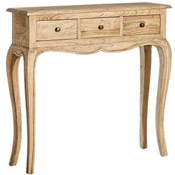 Recibidor de Madera Natural de Mindi 85 x 23 x 80 cm