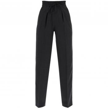 Isabel Marant Liska Trousers - Size 38 - Grey/Charcoal - Women's Pants