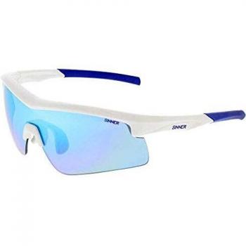 Sinner Olser Sunglasses - Unisex, One Size, Color: White/Blue