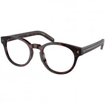 Prada PR A14V 17N1O1 Men's Eyeglasses Tortoiseshell Size 52 - Frame Only, Blue Light Block Available