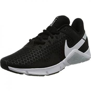Nike Wmns Legend Essential 2, Zapatos de Entrenamiento Mujer, Black/White-Pure Platinum, 41 EU