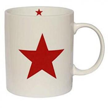 Taza de Porcelana Estrella Roja