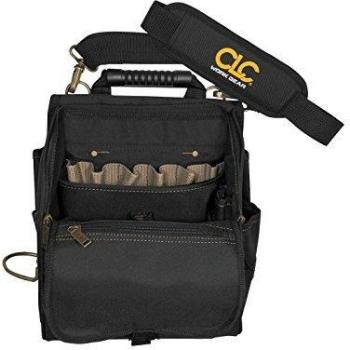 CLC Custom Leathercraft 1509 - Bolsa para Herramientas Profesionales con Cremallera, 21 Bolsillos